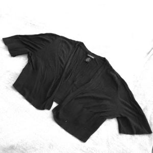 Black, light knit shrug